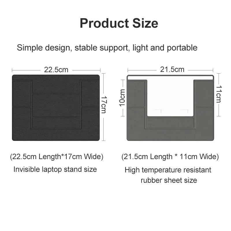 Оригинальная подставка для ноутбука планшета кожаная невидимая устойчивая к