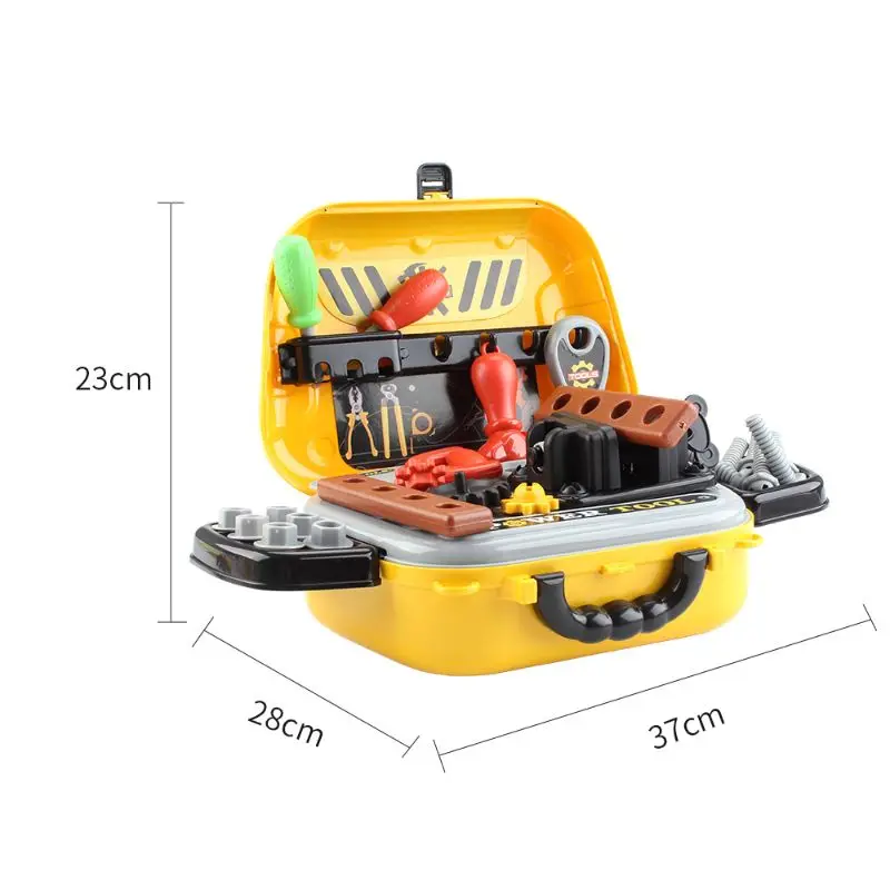 

G2AD Simulated Tools Shoulder Bag Set Pretend Play Suitcase for Kids Children Intelligence Educational Toys Birthday Gifts