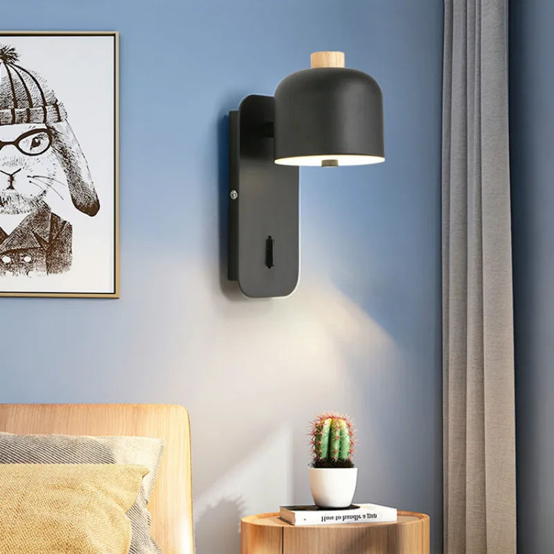 

Simple Mordern loft light bedroom living room aisle bedside wall lamp office stuty restaurant corridor cafe sconce YHJ011818