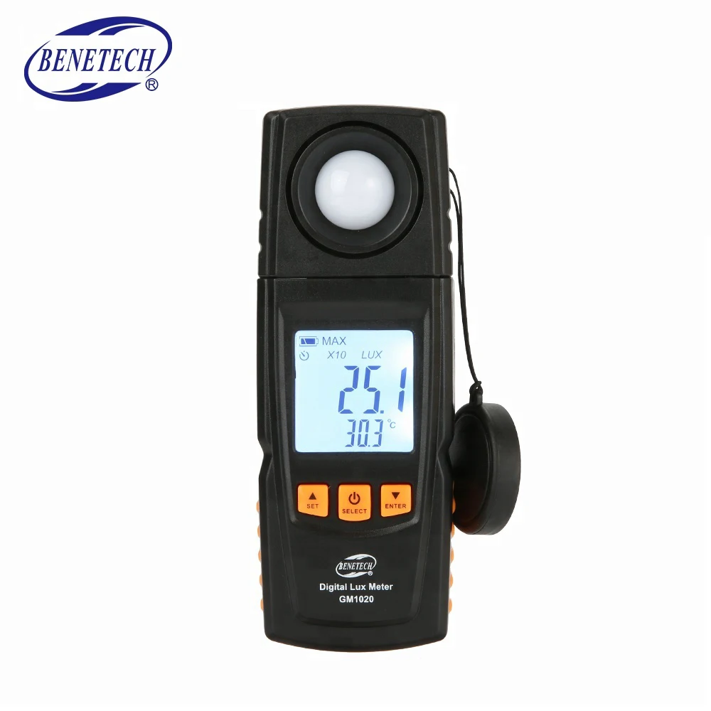 

BENETECH Digital Lux Meter Luminance meter GM1020 With USB Data