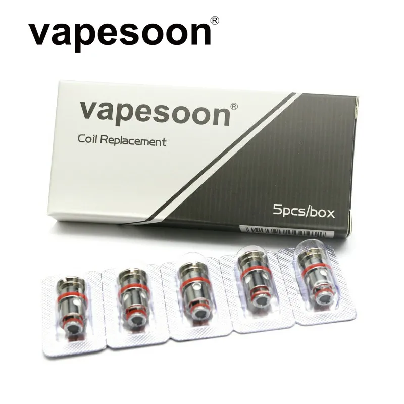 

50pcs Vapesoon High quality GTX Mesh Coil 0.8ohm RBA Atomizer Core Head for Target PM80 Gen Nano GTX One Vape Kit