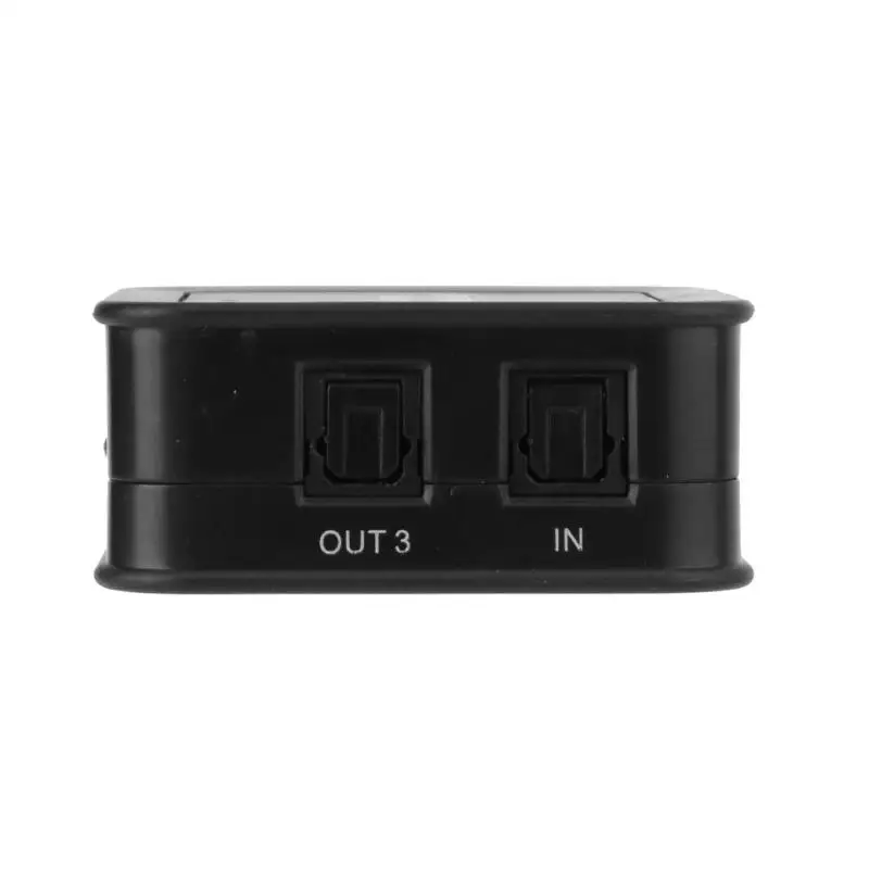 1x3 Цифровой оптический Spdif Toslink аудио сплиттер коммутатор с дистанционным