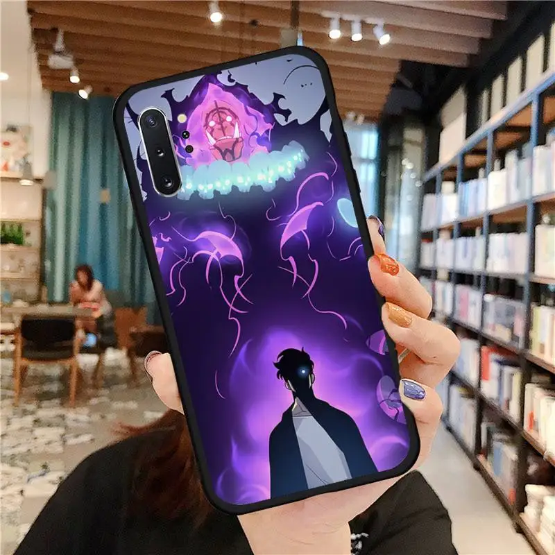 

Anime solo leveling comic Phone Case For Samsung galaxy S 7 8 9 10 20 edge A 6 10 20 30 50 51 70 note 10 plus