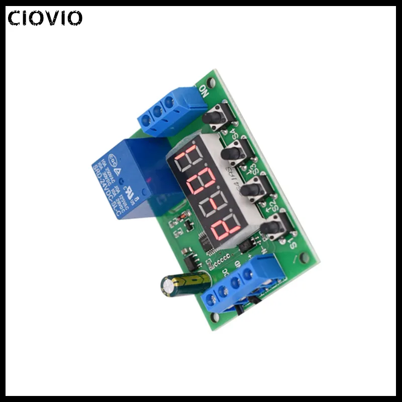 CIOVIO 2 шт. Многофункциональный модуль реле времени задержки импульсный