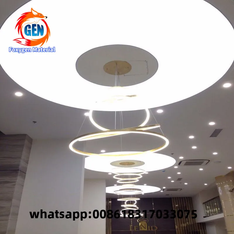 

Factory price shining glossy stretch ceiling PVC lackfoil film