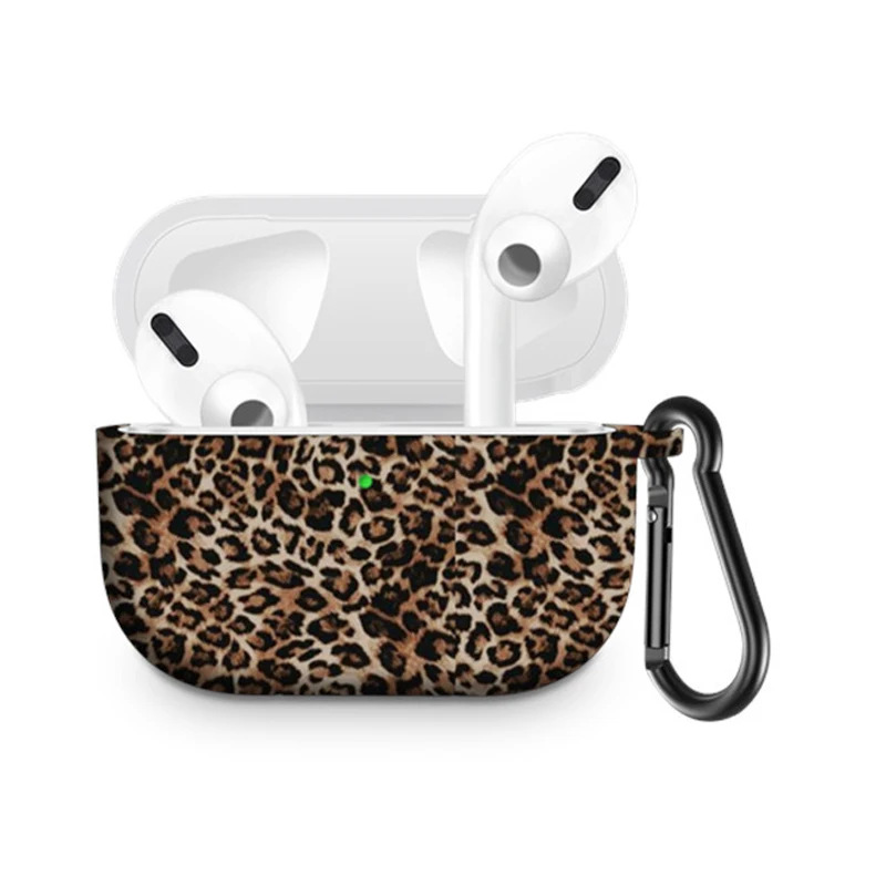 Симпатичный и приятный силиконовый чехол с принтом для Apple Airpods Pro противоударный чехол для Apple Air pods 3 Pro correa для Airpods Pro 3 Чехол - Цвет: Leopard