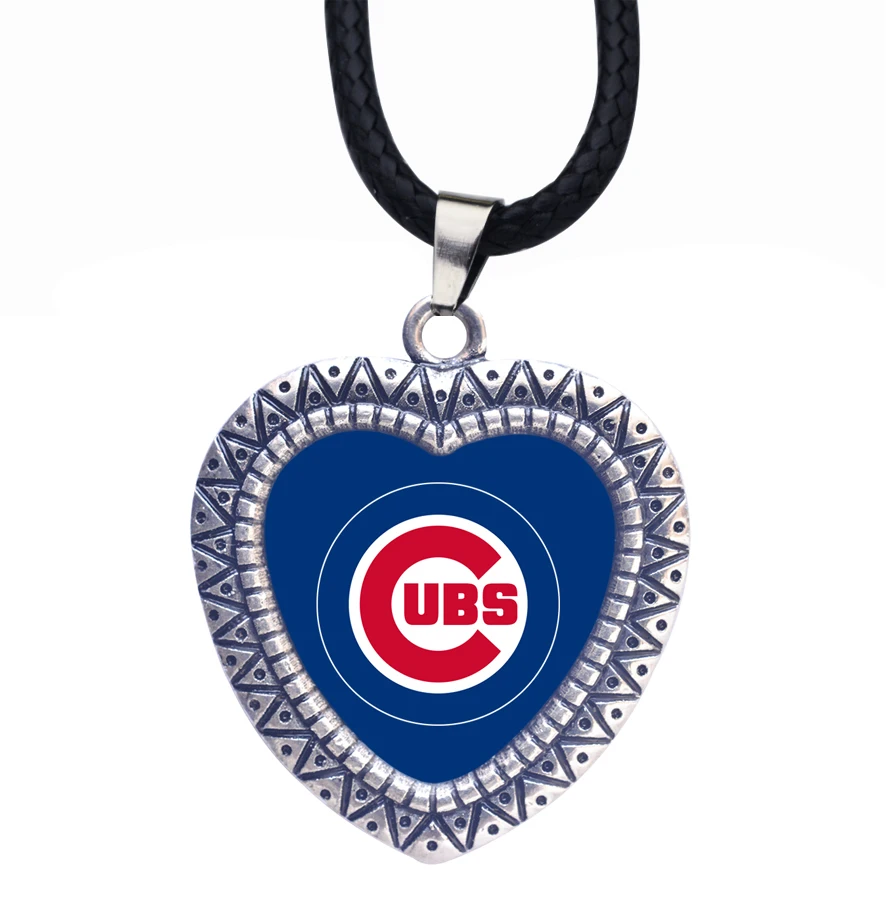 Хрустальное ожерелье с кулоном Чикаго идеально подходит для Бейсбольного игрока