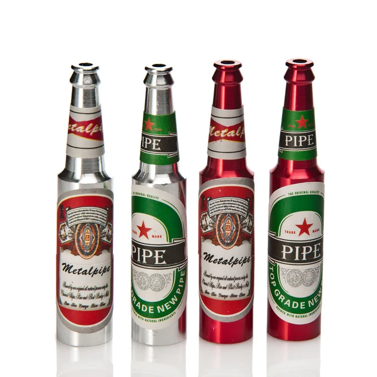 5 шт. 30 шт./лот популярная мини бутылка для вина пивная дымовая металлическая