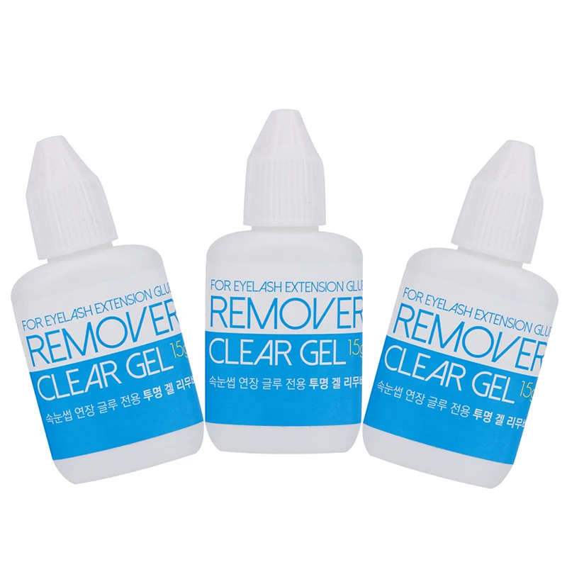 

3Pcs/lot 15ml Clear Gel Remover for Eyelash Extension Glue from Korea Removing Eyelash Extensions
