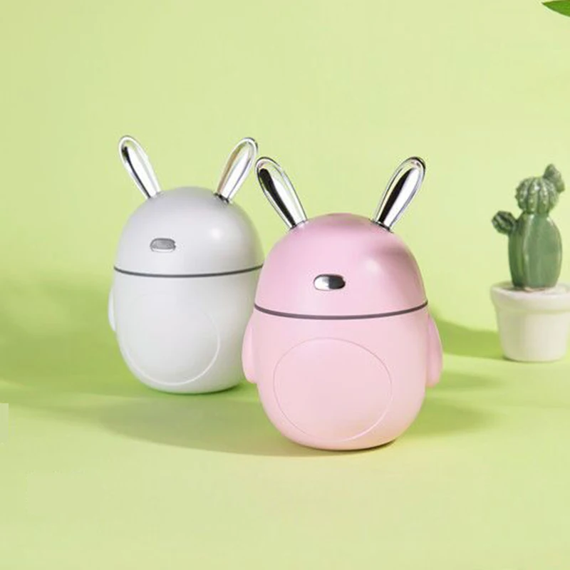 

Humidifier Cute Pet Mini Household Small Moisturizing Aromatherapy Car Creativity Air Bear USB Humidifier LED Mist Maker 320ML