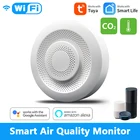 Датчик CO2 Tuya Wi-Fi для определения качества воздуха, умный анализатор формальдегида и содержания летучих соединений с помощью Alexa Google Home