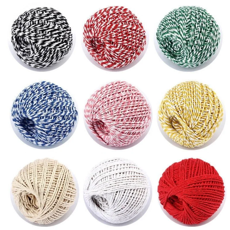 1 5 мм хлопковая веревка многоцветный нитевой шнур для свадебной вечеринки