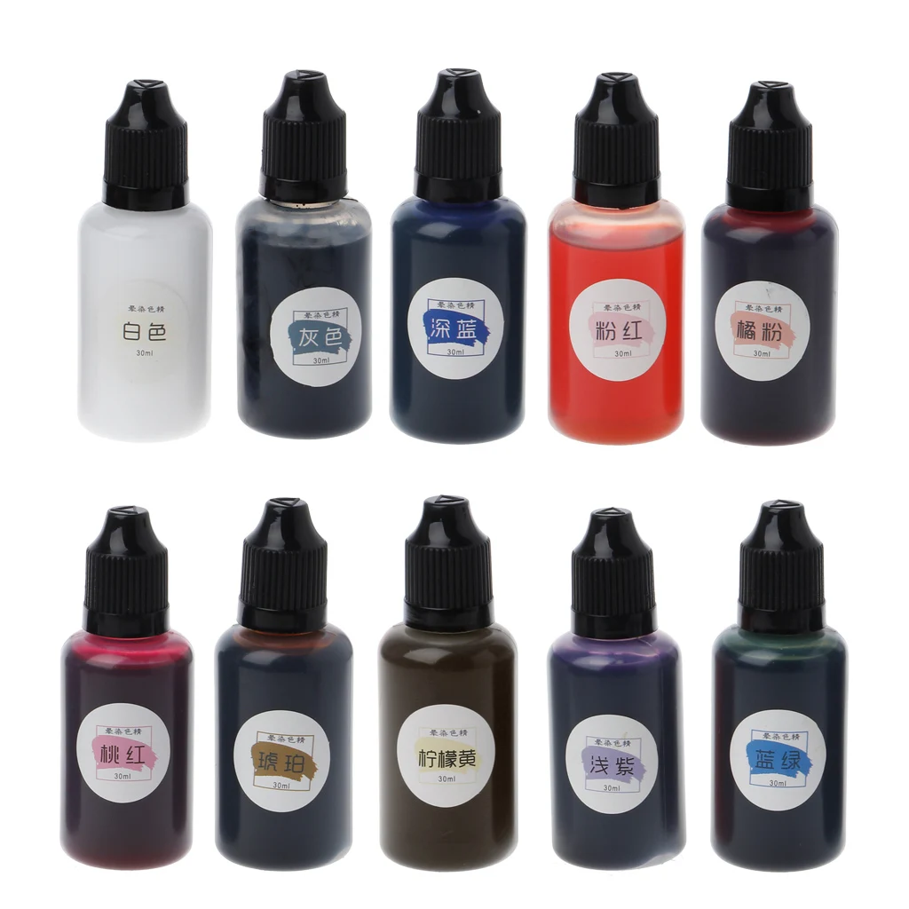 30 мл художественные чернила пигмент краситель диффузионная УФ эпоксидная