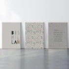 Синяя детская живопись исламских каванов Сура Бисмиллах настенные художественные принты постер маленькие мусульманские подарки постеры для детской комнаты домашний декор