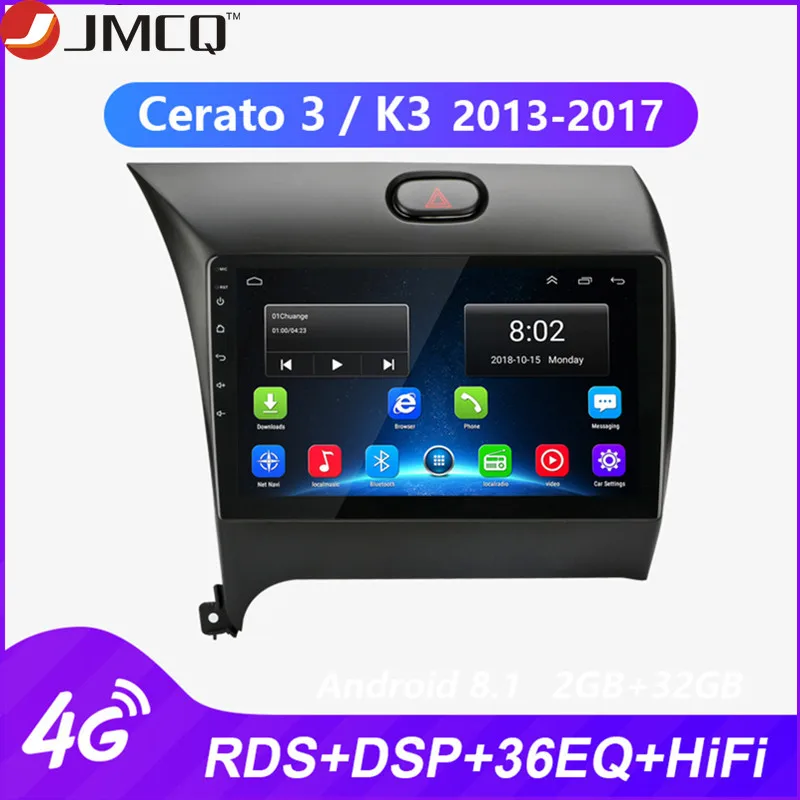 JMCQ Android автомобильный GPS радио для Kia Cerato 3/ K3 FORTE 2013 2017 Зеркало Ссылка 4G сеть Wifi
