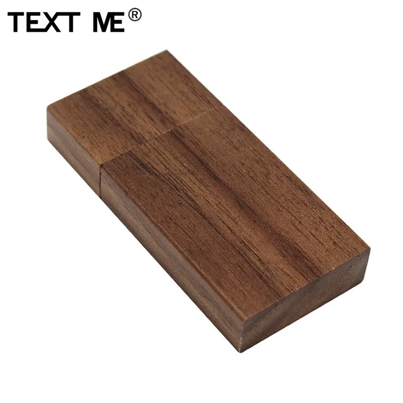 TEXT ME деревянный персональный логотип usb флеш накопитель 2 0 4 ГБ 8 16 32 64 подарок для