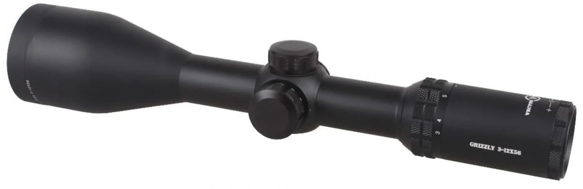 Vector Optics Grizzly 3-12x56 Riflescope For Hunting Center Dot Illuminated With German#4 Etched Glass Reticle Long Eyerelief