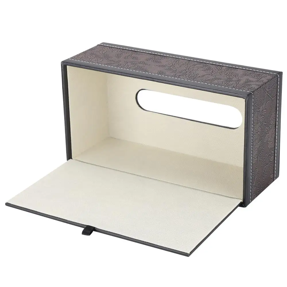 Деревянная коробка для салфеток чехол с цветочным дизайном держатель офиса