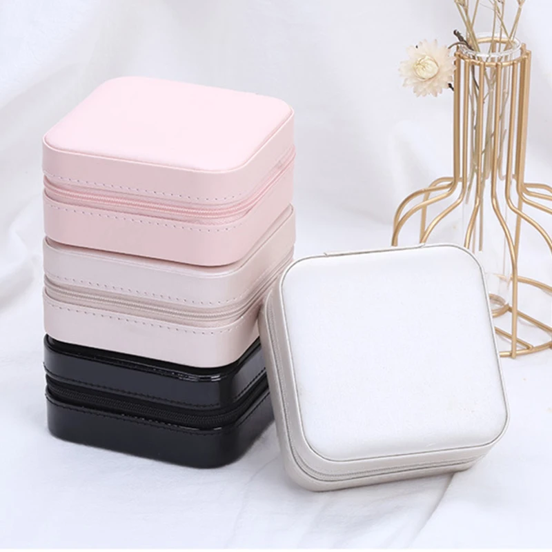 

Portable Bracelet Rings Earring Storage Boxes Jewelry Box Gift Packaging Boxes Outdoor Travel Decorations Finishing Gift Boxes