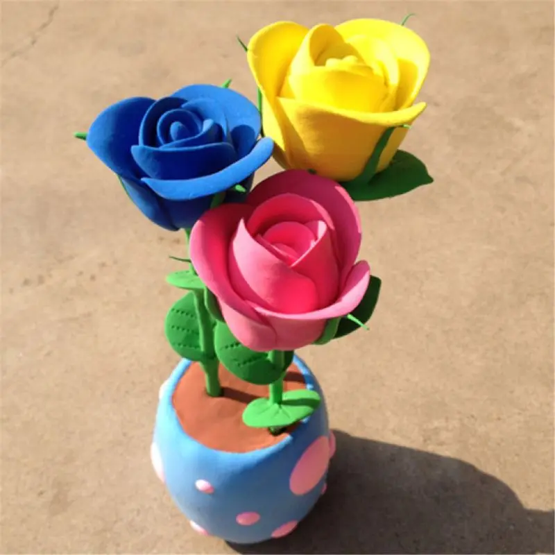 Глина мягкая бумажная легкая для моделирования 100 г различные цвета Ультралегкая