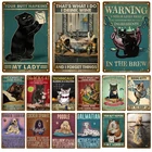 Металлический знак в виде собаки, ВИНТАЖНЫЙ ПЛАКАТ в стиле индастриал-деко, винтажный женский Металлический Настенный декор для гостиной, роспись