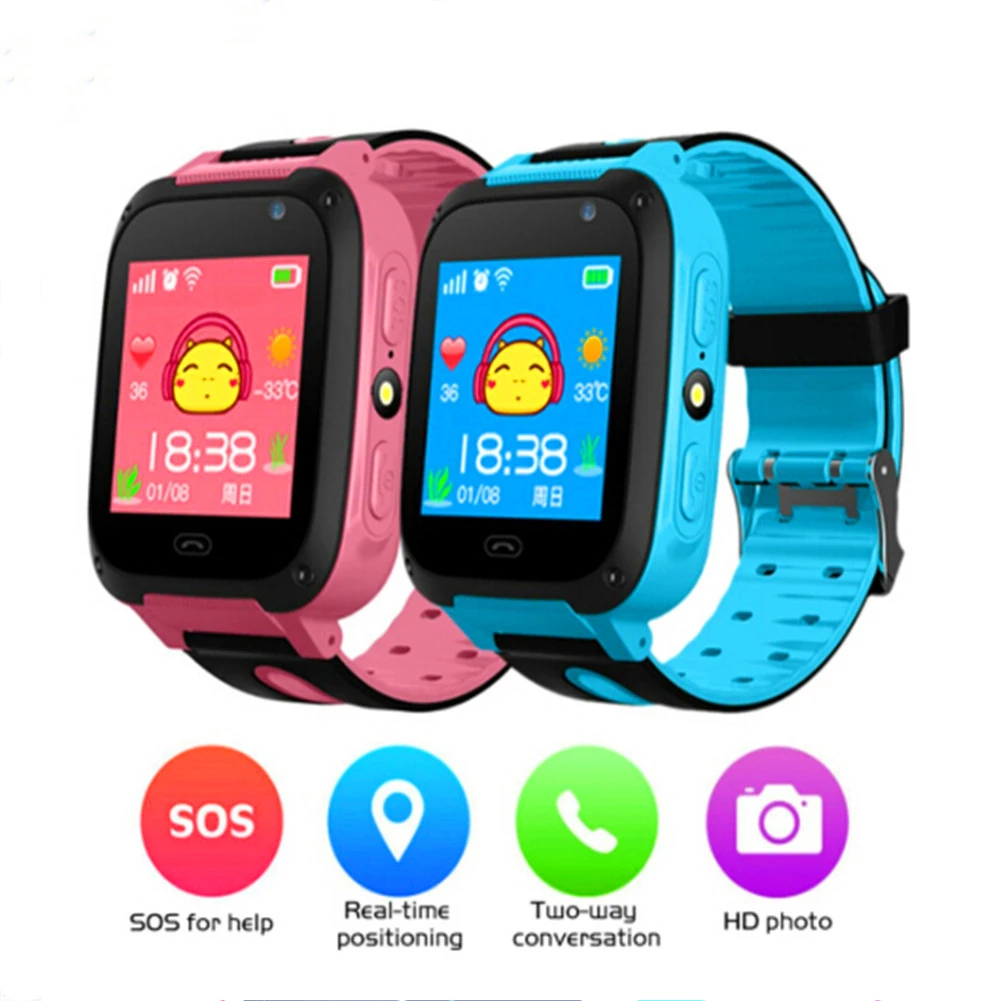 

Kids Smart Watch LBS Waterproof Smart Children Watch Monitor Positioning SOS Camera for Android IOS Boys Girls Phones Locator