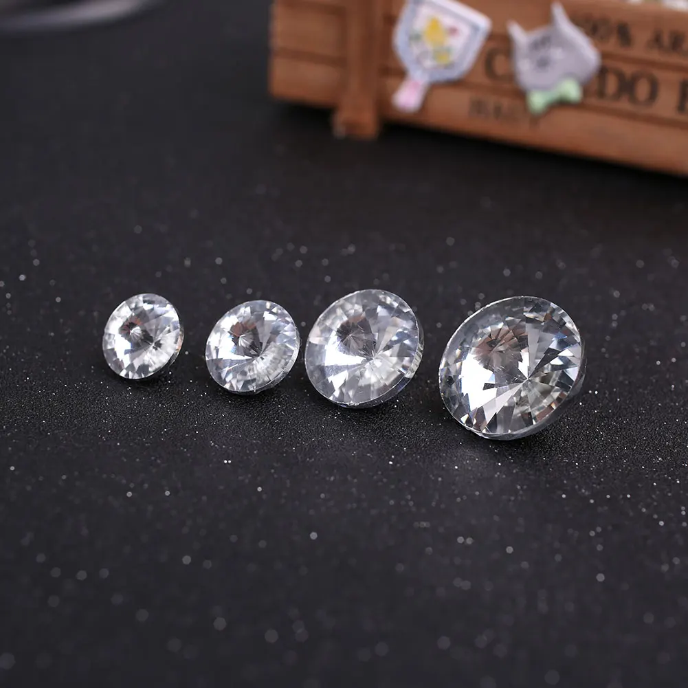 Высококачественные хрустальные пуговицы для сверления 18 мм 30 разные размеры