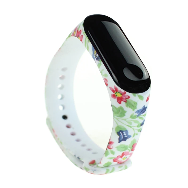 Ремешок сменный силиконовый для Xiaomi Mi Band 4 Универсальный спортивный