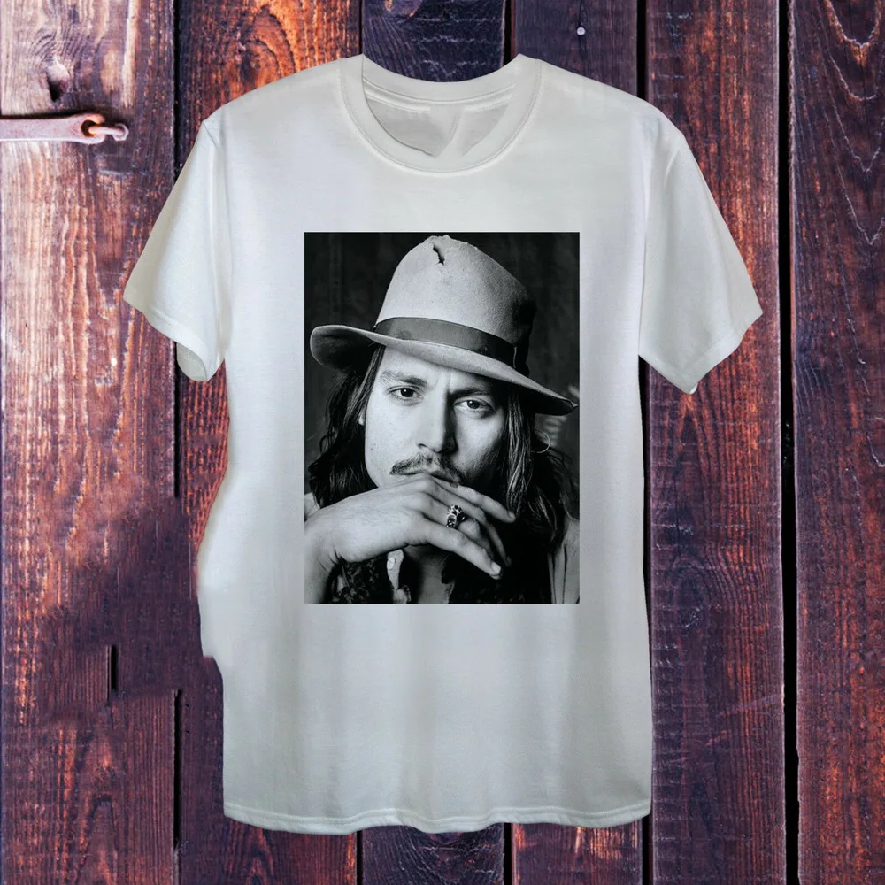 Джони Депп Мужская Унисекс или Wo облегающая футболка Джек Воробей Карибы пират