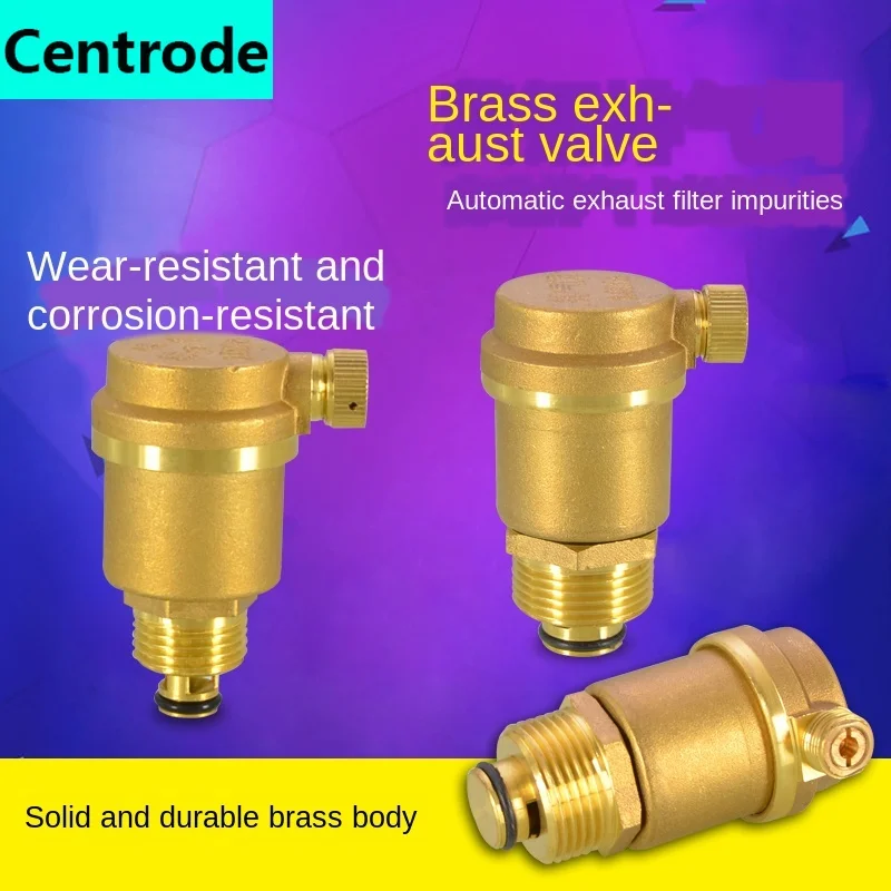 

Brass Automatic Exhaust Valve 1/2inch 3/4inch 1 Inch Heating and Air Conditioning Tap Water Pipe Vent Valve DN15DN20DN25
