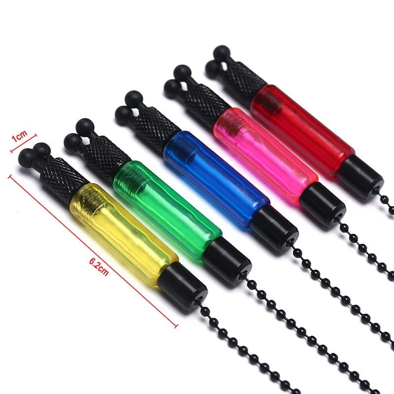 

1pc Carp Fishing Alarms Swinger Fishing Hangers Bobbins Swingers For Fishing Bite Alarm Indicator Red/Pink/Yellow/Blue/Green