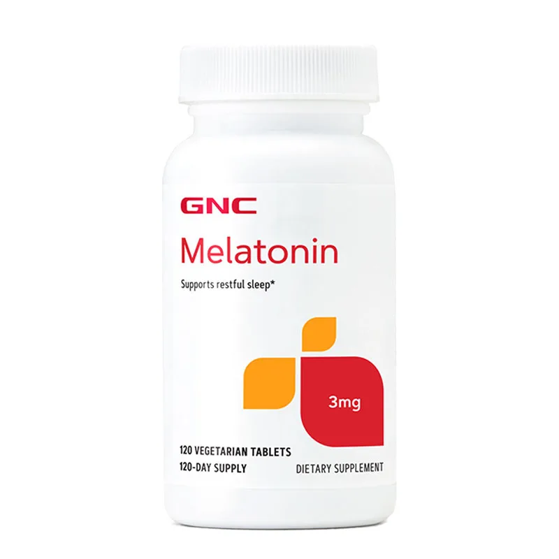 

Free Shipping Melatonin 3 mg supports restful sleep 120 tablets