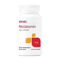free shipping melatonin 3 mg supports restful sleep 120 tablets