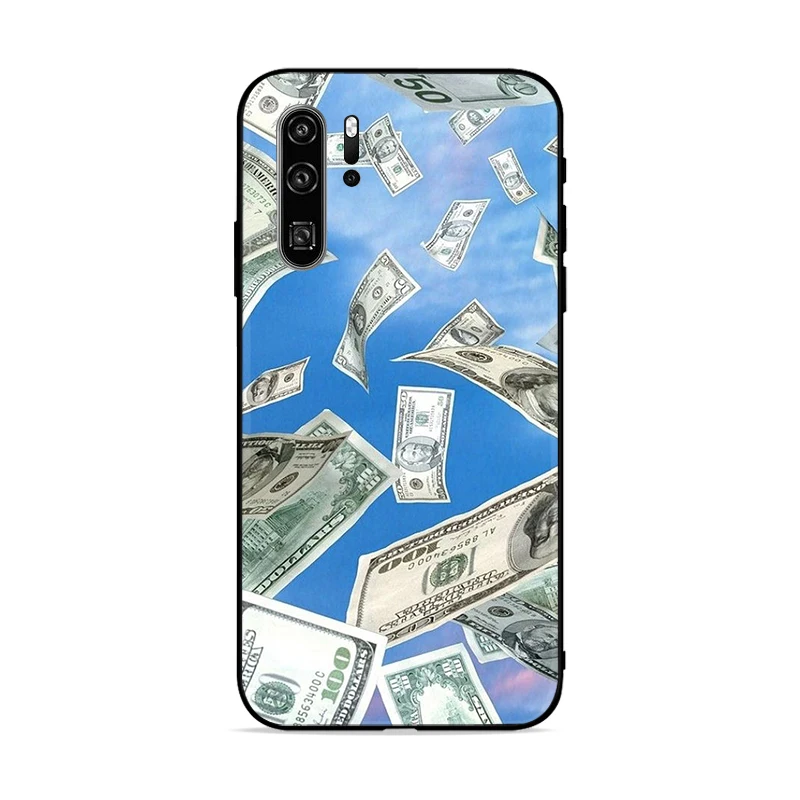 

Phone Case For Huawei P40 Pro Plus Lite P30 Pro Lite Cases Back Cover Soft TPU Money Money Money Is All Money