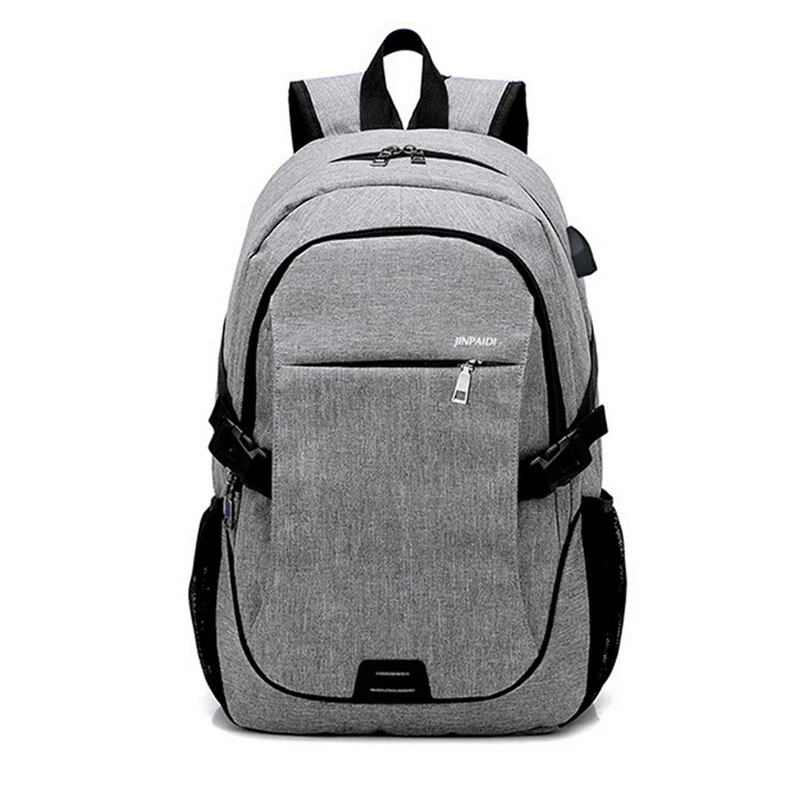 grey SHUJIN мужской рюкзак от кражи бренд 15,6 дюймов ноутбук рюкзаки мужские водонепроницаемые сумки школьные рюкзаки Mochila - Цвет: grey