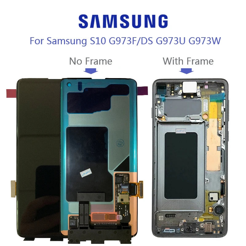 Для Samsung Galaxy S10 2019 G9750 дисплей сенсорный экран дигитайзер сборка для SAMSUNG Plus LCD