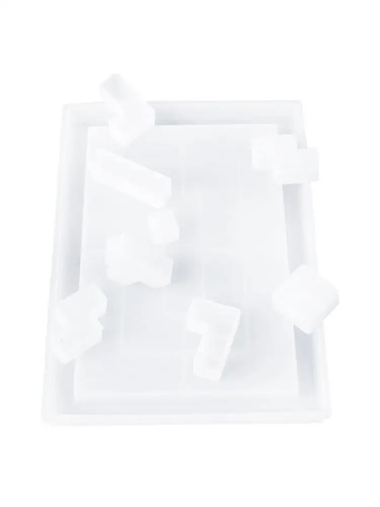 Эпоксидная смола форма силиконовая Tetris Cube Tray корзины ручной работы для хранения