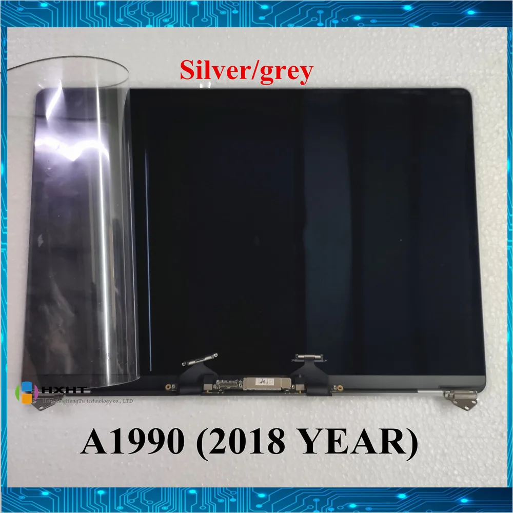 Новый ноутбук A1990 Полный ЖК экран в сборе серебристо серый для Macbook Pro 15 &quotRetina