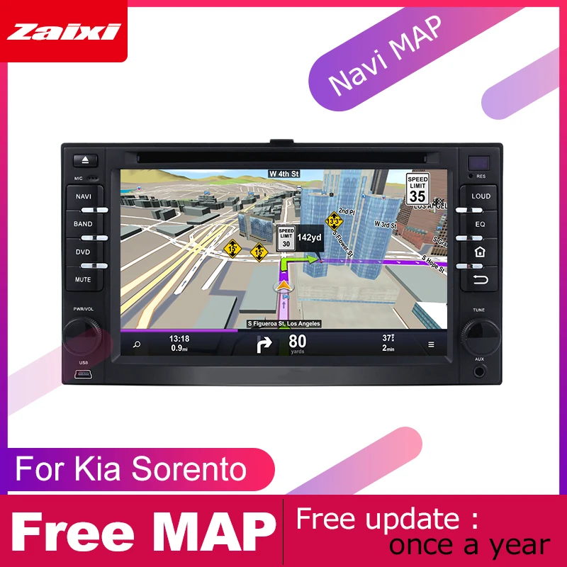 Автомобильный DVD плеер с GPS навигацией для Kia Sorento 2002 2003 2004 2005 2006 2007 2008 2009