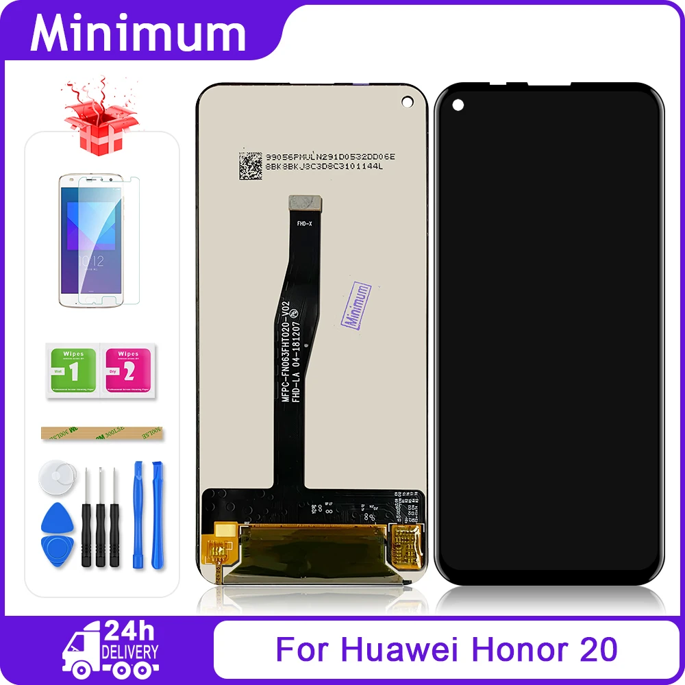 Для Huawei Honor 20 YAL L21 6 26 &quotЖК дисплей с сенсорным экраном и дигитайзером в сборе для