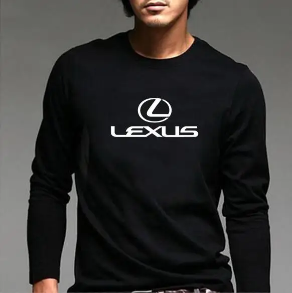 2018 New Fashion Lexus Men Long-sleeve Cotton t-shirt Cadillac Mitsubishi T-Shirts akrapovic t shirt Suzuki | Мужская одежда
