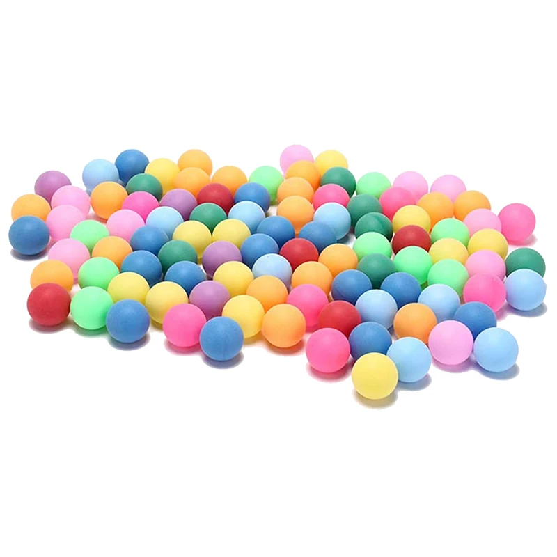 

New 150Pcs/Pack Colored Ping Pong Balls 40mm Entertainment Table Tennis Balls Mixed Colors Beer Pong Balls Game