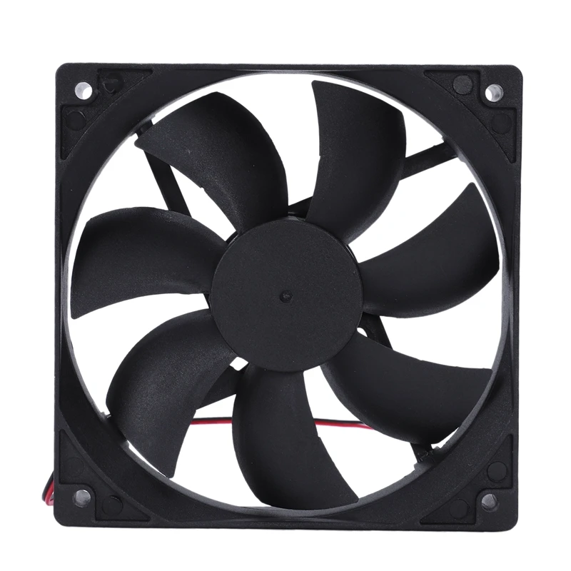 

120mm x 25mm 12V 2Pin Sleeve Bearing Cooling Fan for Computer Case