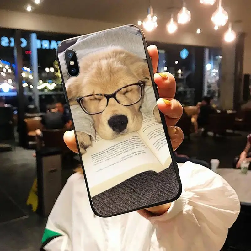 

cute dog Golden retriever Phone Case for iPhone 11 12 pro XS MAX 8 7 6 6S Plus X 5S SE 2020 XR
