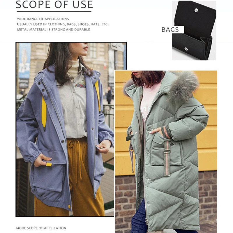 15 мм металлические застежки пуговицы кошелек заклепки куртка одежда джинсы