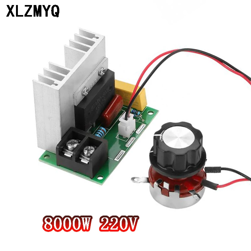 Стабилизатор напряжения SCR 8000 Вт переменного тока диммеры термостат контроллер