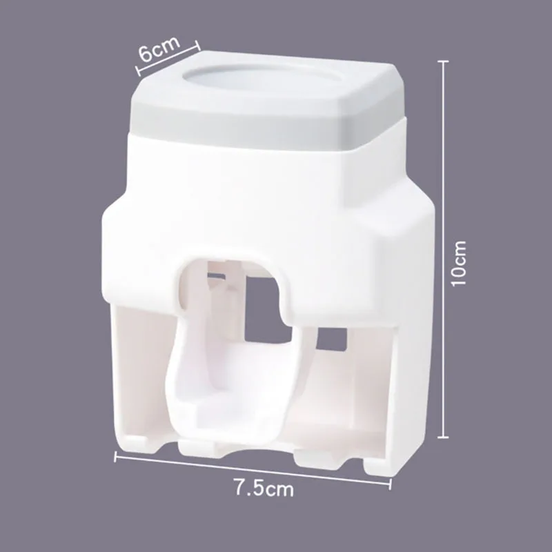 

MENEN Automatic Toothpaste Squeezer with Toothbrush Holder Home Bathroom Product Accessories Punch-Free Wall Hang LF71049