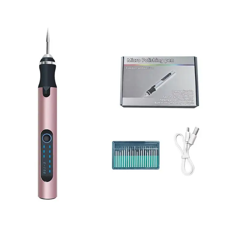 

Многофункциональная мини-ручка для гравировки, набор инструментов для полировки/шлифовки/резки перфорации/гравировки цвета розового золо...