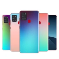 gradient color for samsung a51 a91 a81 a71 a41 a31 a72 a52 a02 s a32 a12 a42 a21 s a11 a01 uw transparent phone case