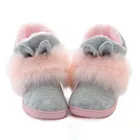 Suihyungженская зимняя теплая обувь с хлопковой подкладкой; Ботильоны; Меховые ботинки на платформе с искусственным мехом; Женская домашняя обувь без застежки; Botas